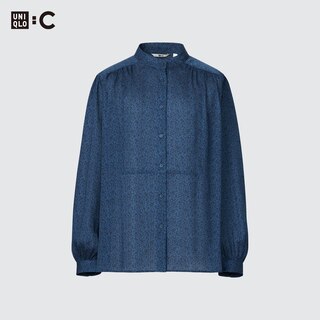 Volume Long-Sleeve Blouse