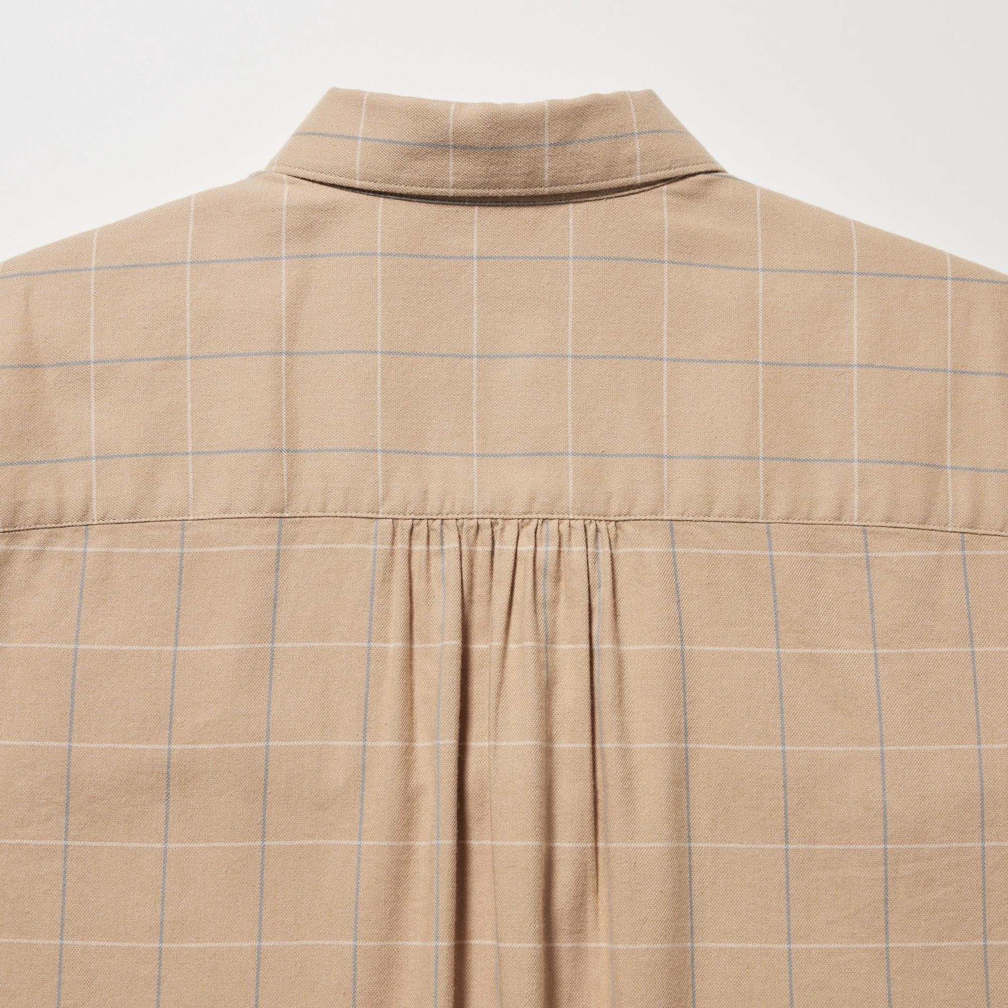 Soft Brushed Checked Long-Sleeve Shirt | UNIQLO US