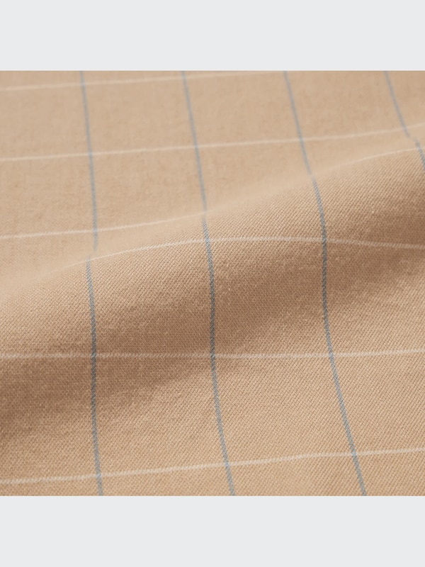 Soft Brushed Checked Long Sleeved Shirt