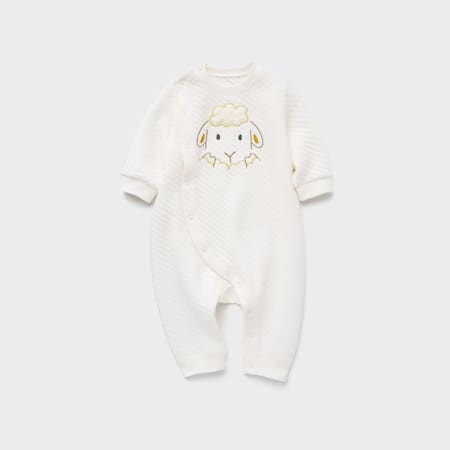 Newborn Joy of Print Quilted Long Sleeved One Piece Outfit