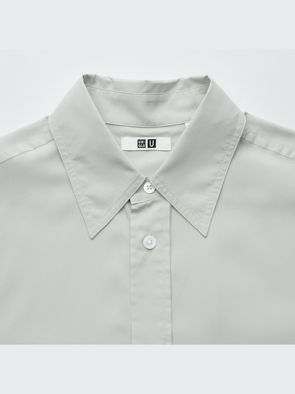 Draped Long-Sleeve Shirt