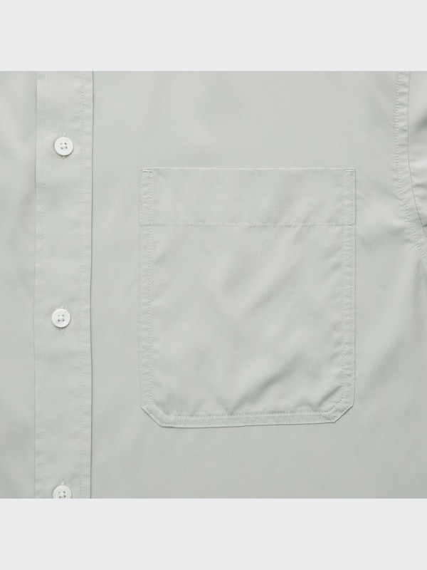 Draped Long-Sleeve Shirt