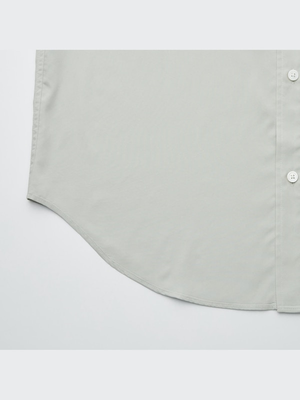 Draped Long-Sleeve Shirt