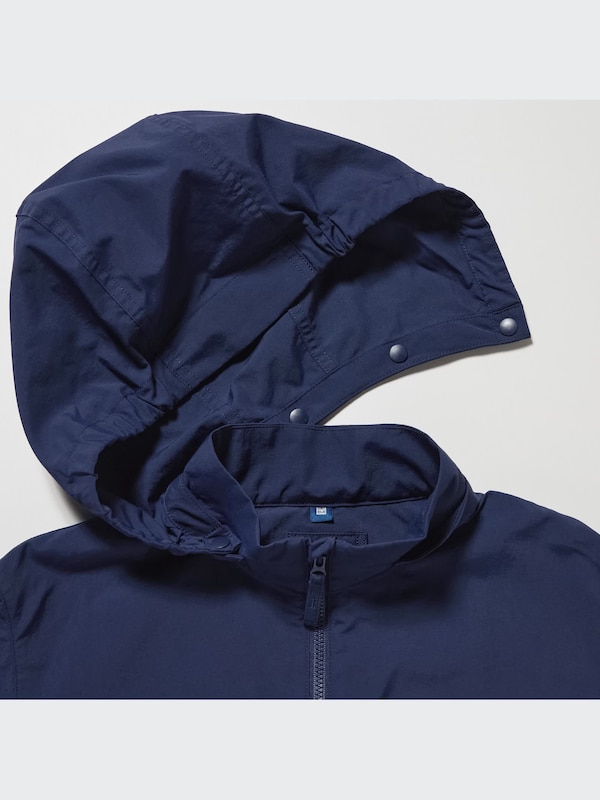 Pocketable Nylon Parka (Color Block)