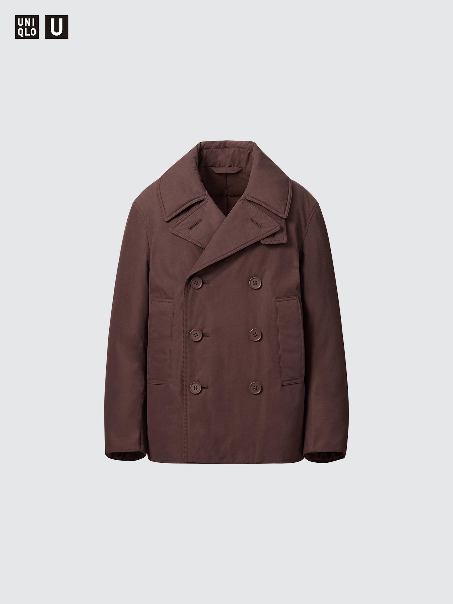 Women s Short Padded Pea Coat UNIQLO IT
