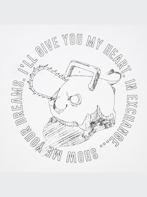 Chainsaw Man × Kosuke Kawamura UT (Oversized Short-Sleeve Graphic T-Shirt) (Pochita)