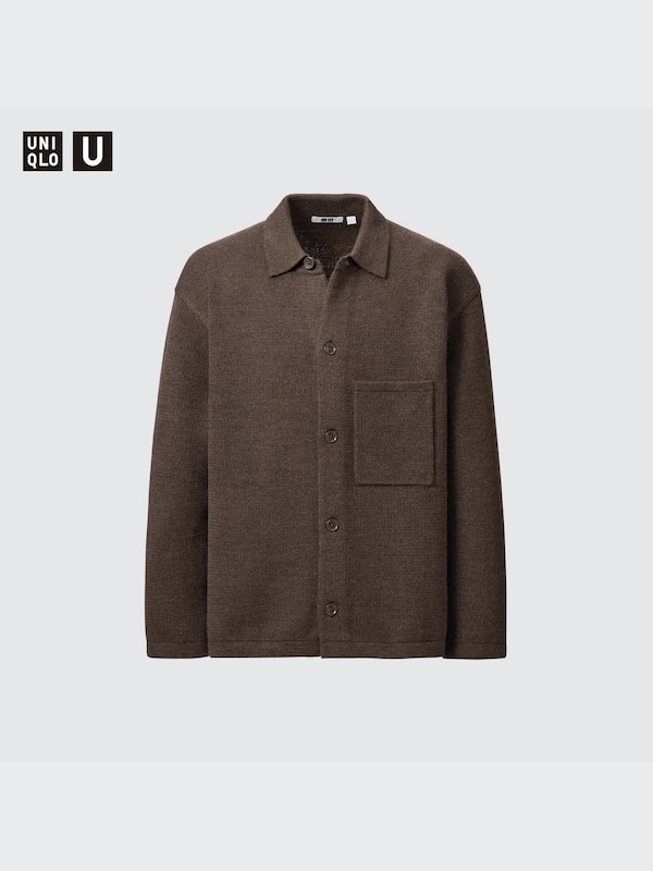 Knitted Overshirt Jacket