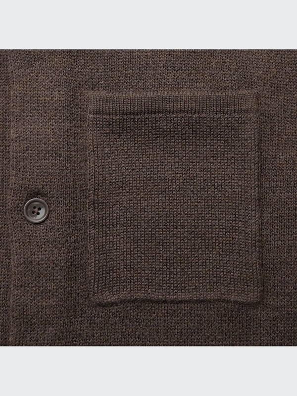 Knitted Overshirt Jacket