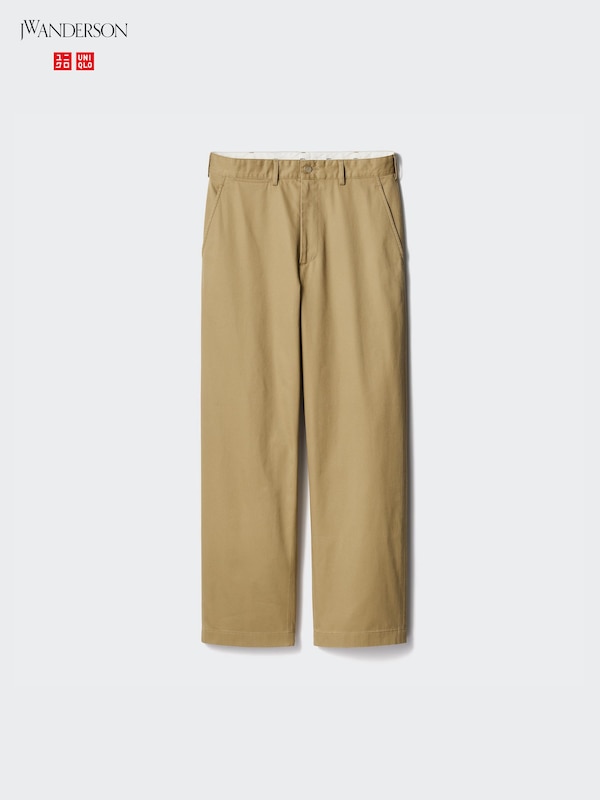 Wide-Fit Chino Pants