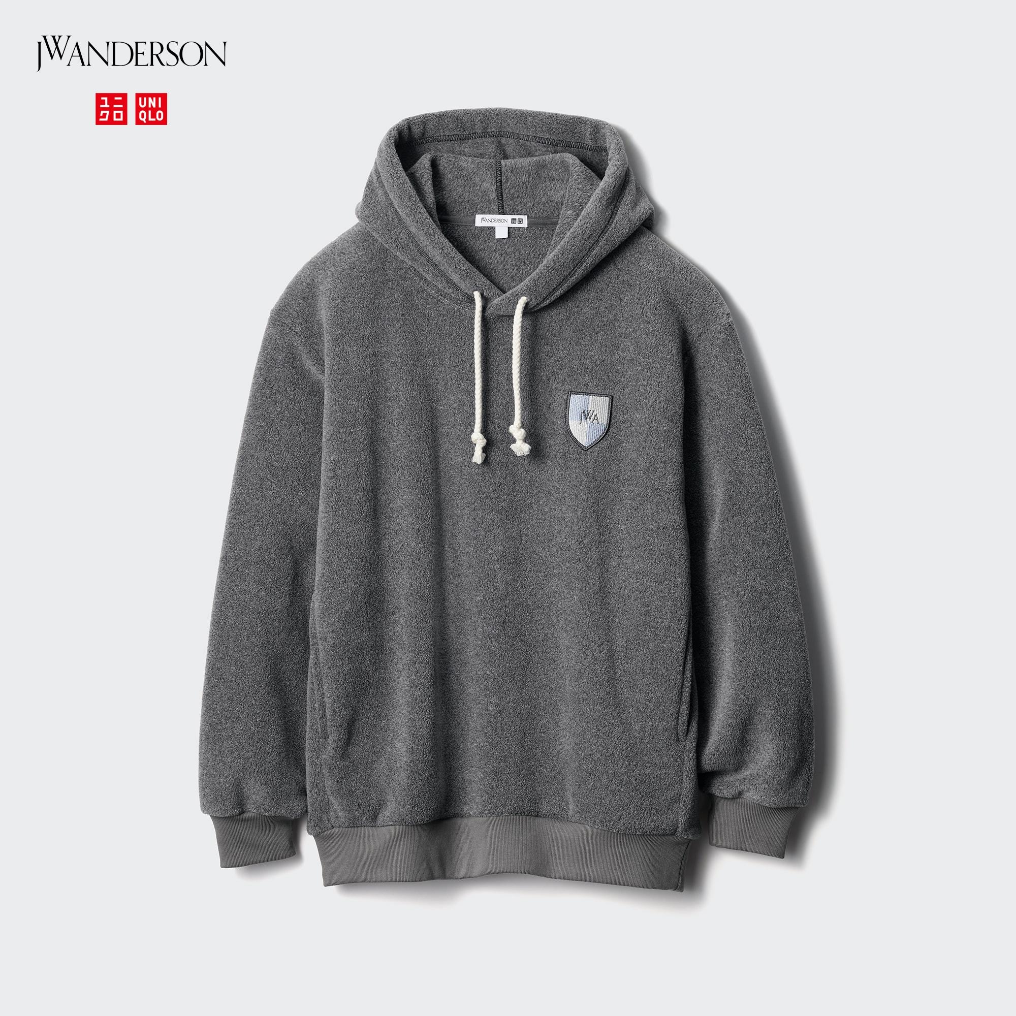 FLEECE PULLOVER LONG SLEEVE HOODIE UNIQLO CA