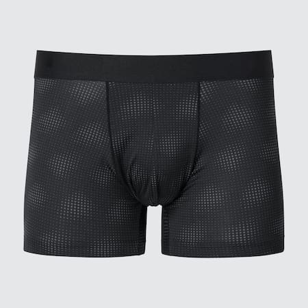 Uniqlo AIRism MEN Ultra Seamless Low Rise Boxer Briefs No Fly Black M size