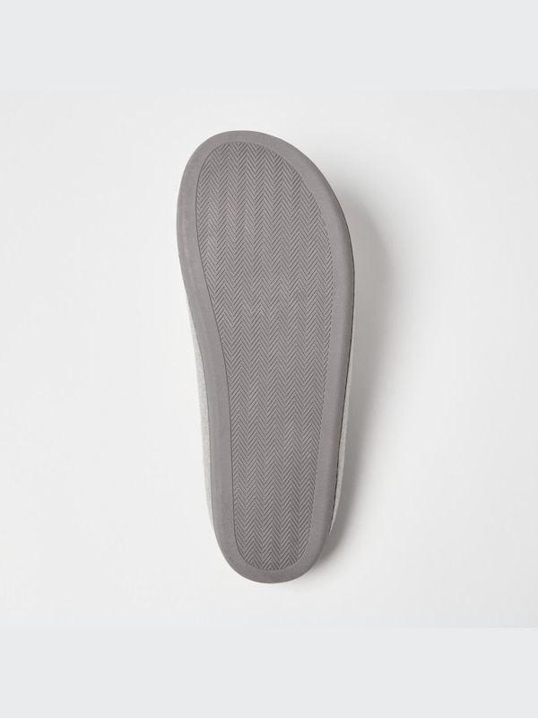 Slippers (Wool-Like, Rubber Sole)