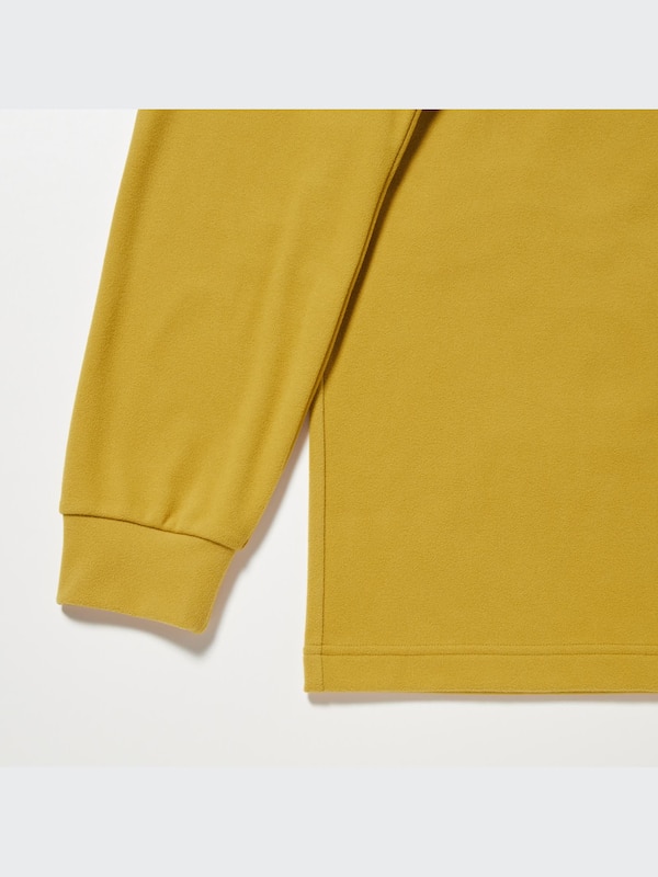 Smooth Fleece Half-Zip Long-Sleeve T-Shirt