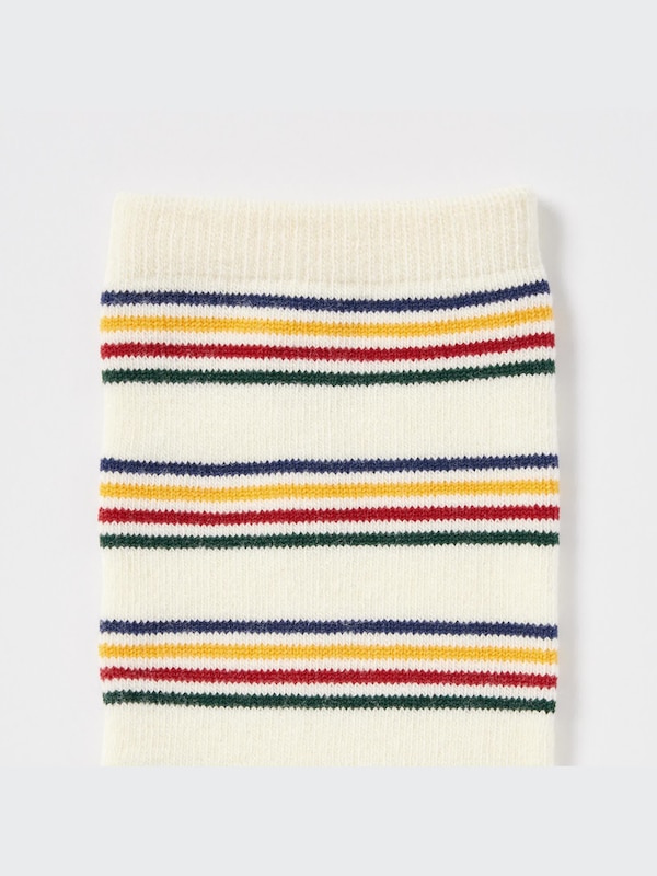 Kids HEATTECH Striped Thermal Socks (Two Pairs)