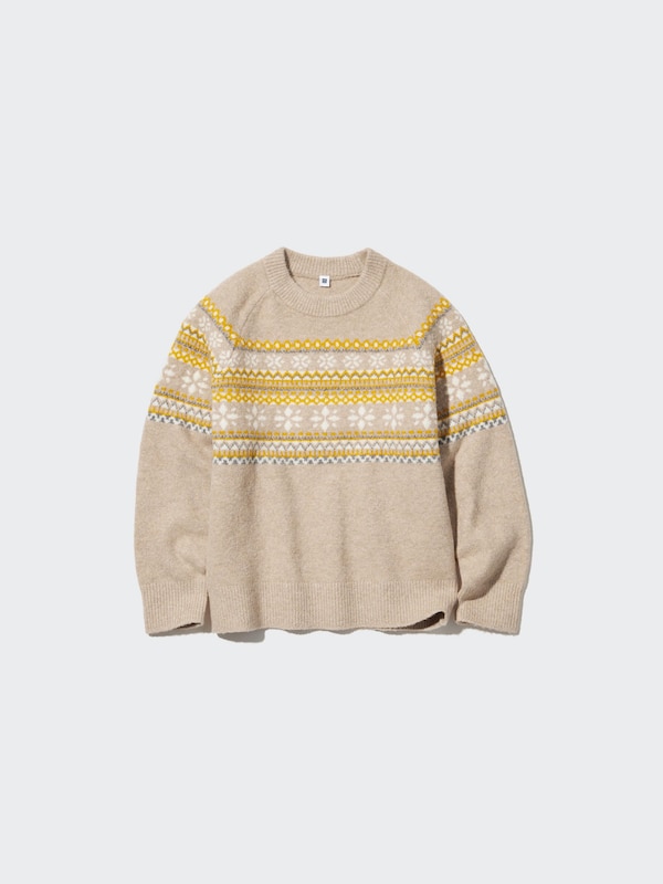 Kids Soufflé Fair Isle Knit Jumper