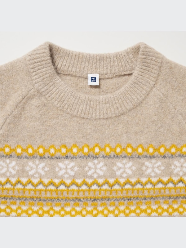 Kids Soufflé Fair Isle Knit Jumper