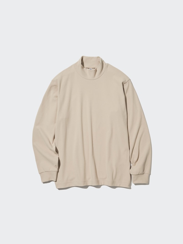 T-SHIRT EN POLAIRE EXTRA-EXTENSIBLE COL CHEMINÉE