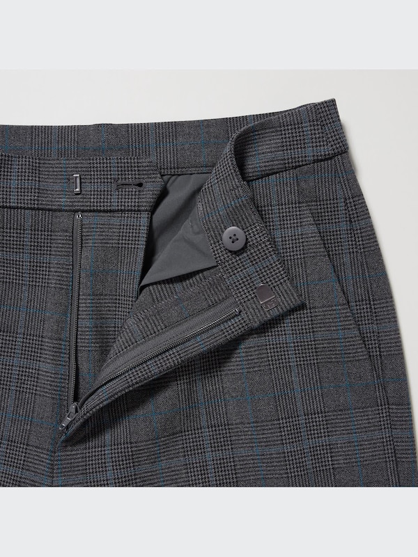 Smart Ankle Pants (2-Way Stretch Glen Check)