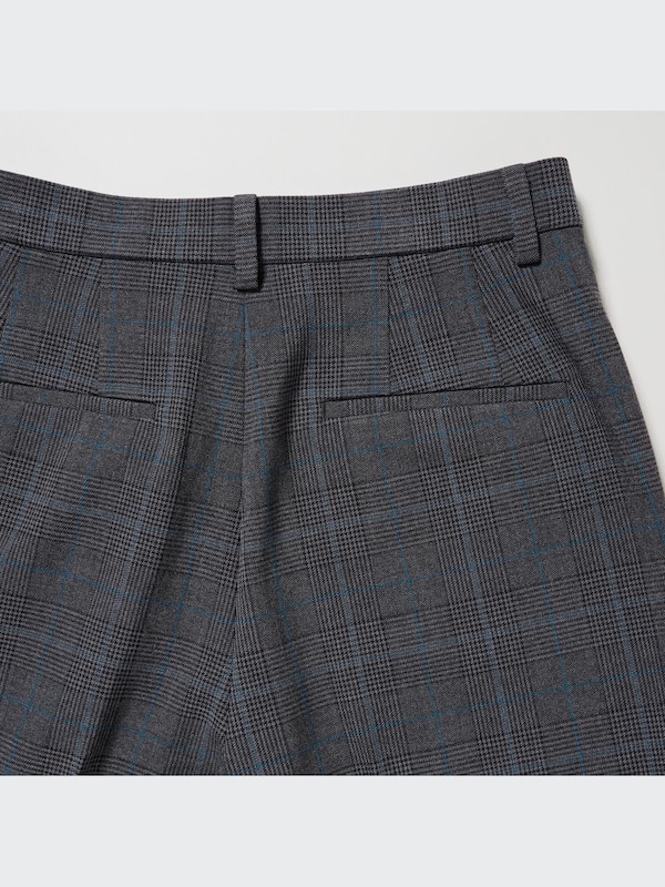 Smart Ankle Pants (2-Way Stretch Glen Check)