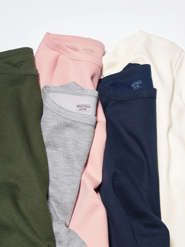 HEATTECH Cotton Waffle T-Shirt | Extra Warm
