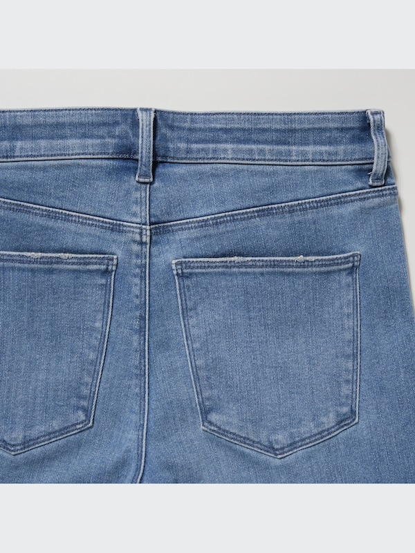 Ultra Stretch Distressed Jeans (Mid-Rise)