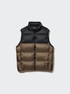 Ultra Light Down Vest (Wide Quilt) (Color Block)