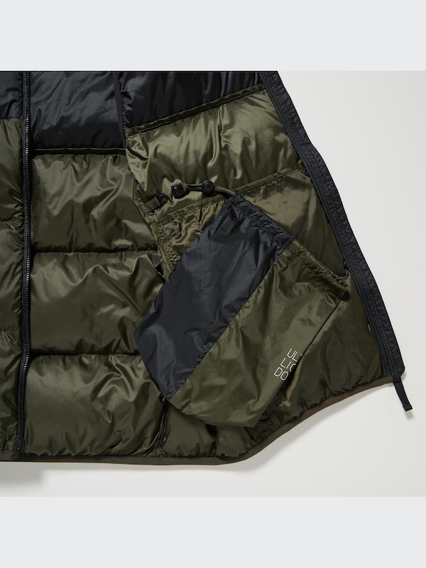 Ultra Light Down Vest (Wide Quilt) (Color Block)