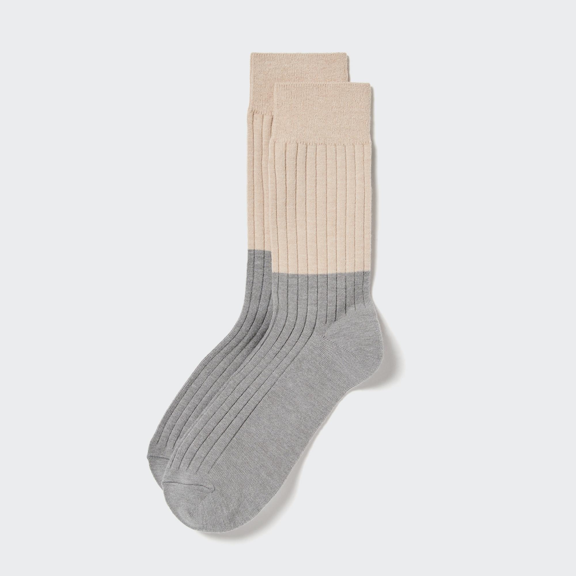 HEATTECH Color Block Socks | UNIQLO US