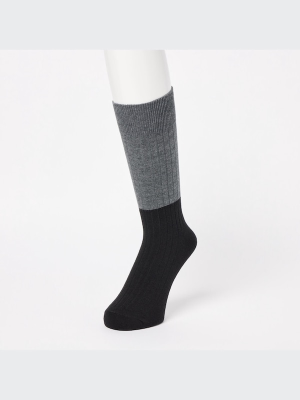 HEATTECH Color Block Socks