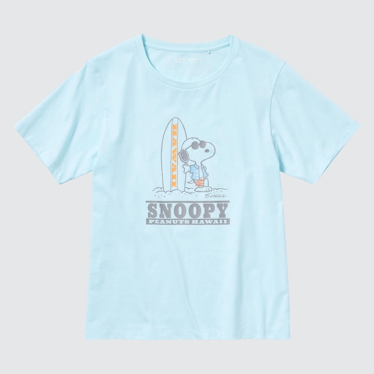 Women's Peanuts Hawaii UT (Short-Sleeve Graphic T-Shirt) | Natural | Small | Uniqlo US