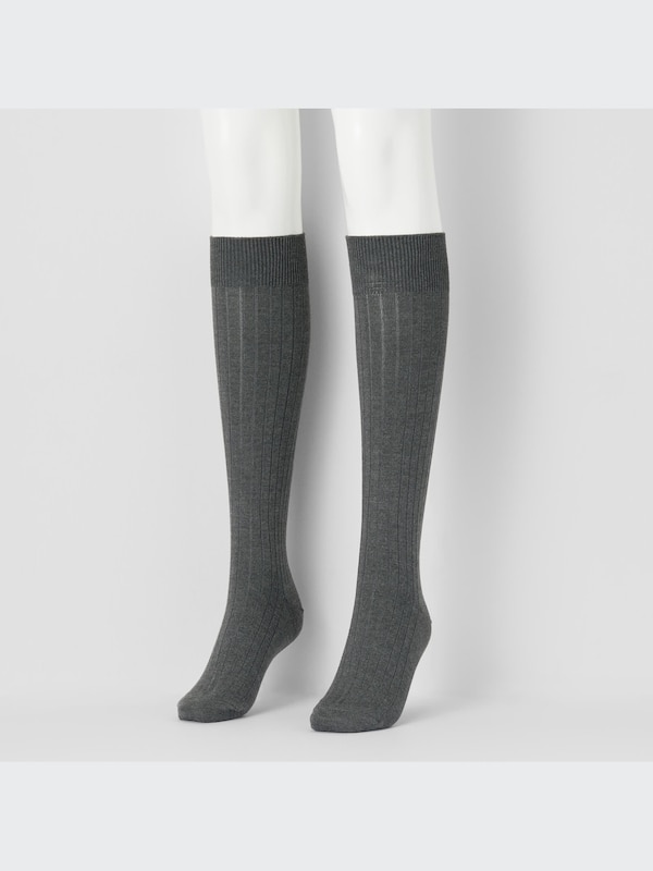 HEATTECH Ribbed Knee-High Socks