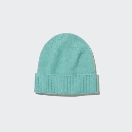 100% Cashmere Knitted Beanie Hat