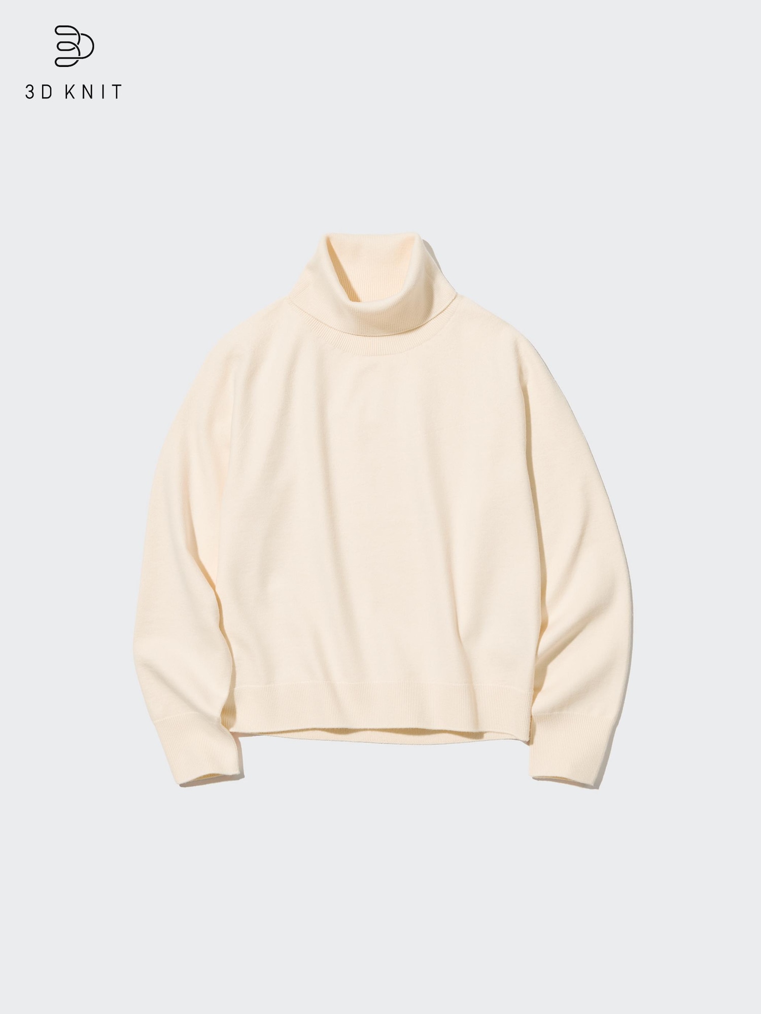 3D Knit Souffle Yarn Long-Sleeve Sweater