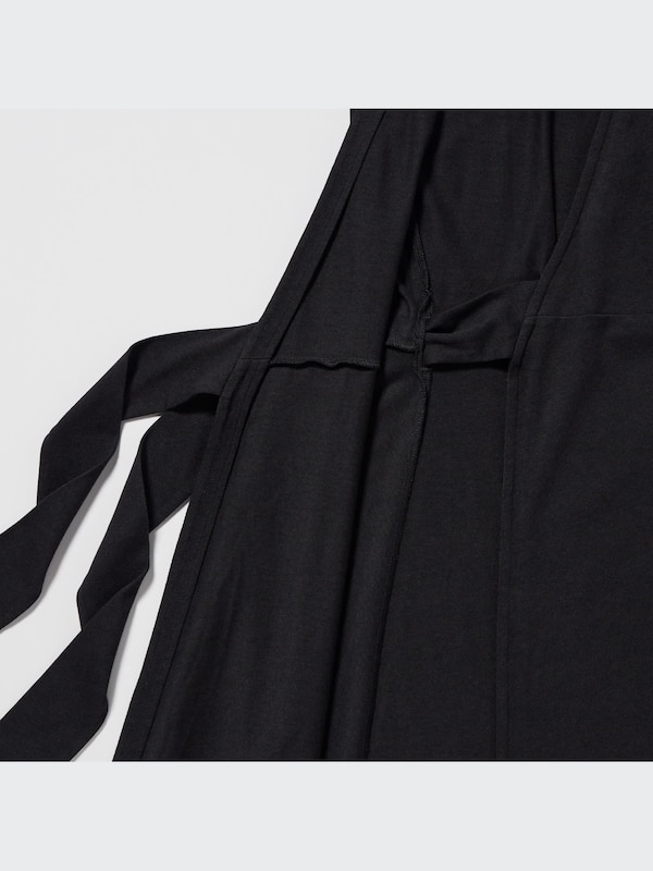 Wrap Long-Sleeve Dress