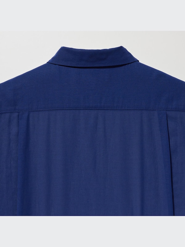 Cotton Sheer Long-Sleeve Shirt