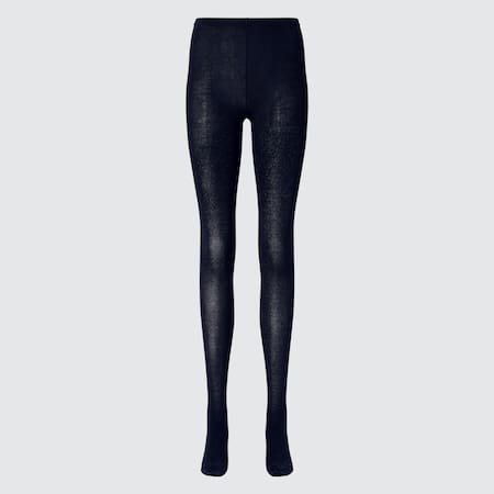 HEATTECH Glitter Knitted Thermal Tights