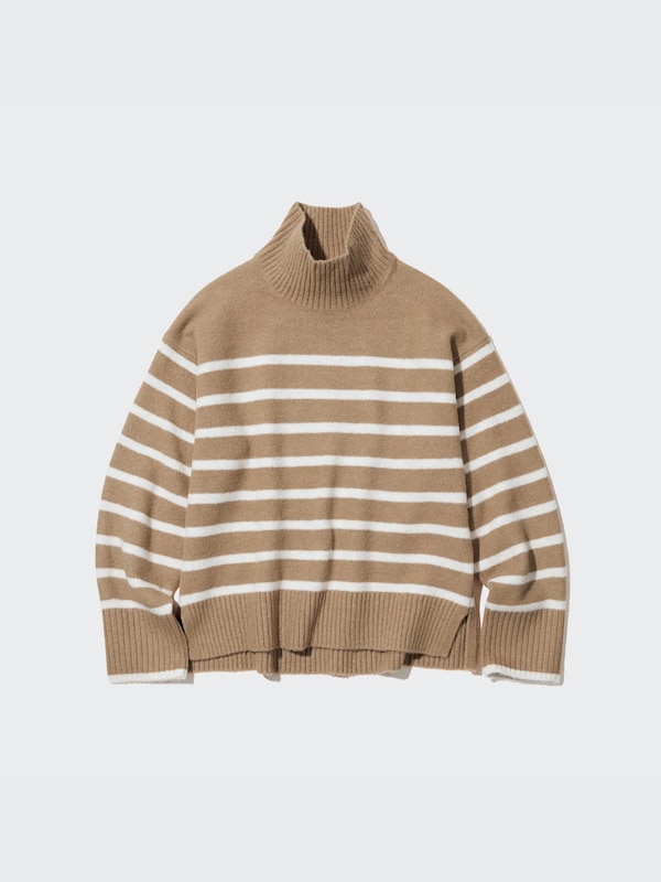 Soufflé Trui met Hoge Hals