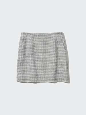 Tweed Mini Skirt (Houndstooth)