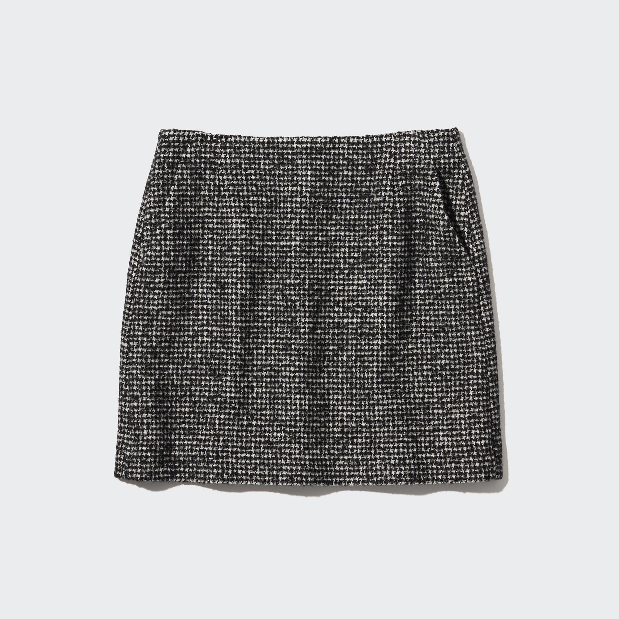 Tweed mini outlet skirt qvc