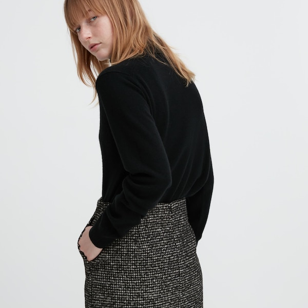 Tweed Mini Skirt (Houndstooth) | UNIQLO US