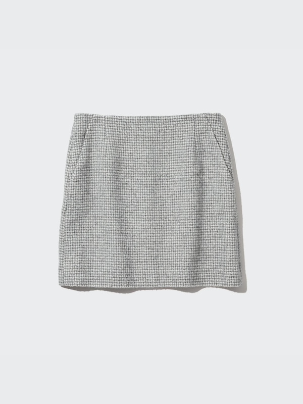 Tweed Mini Skirt (Houndstooth)