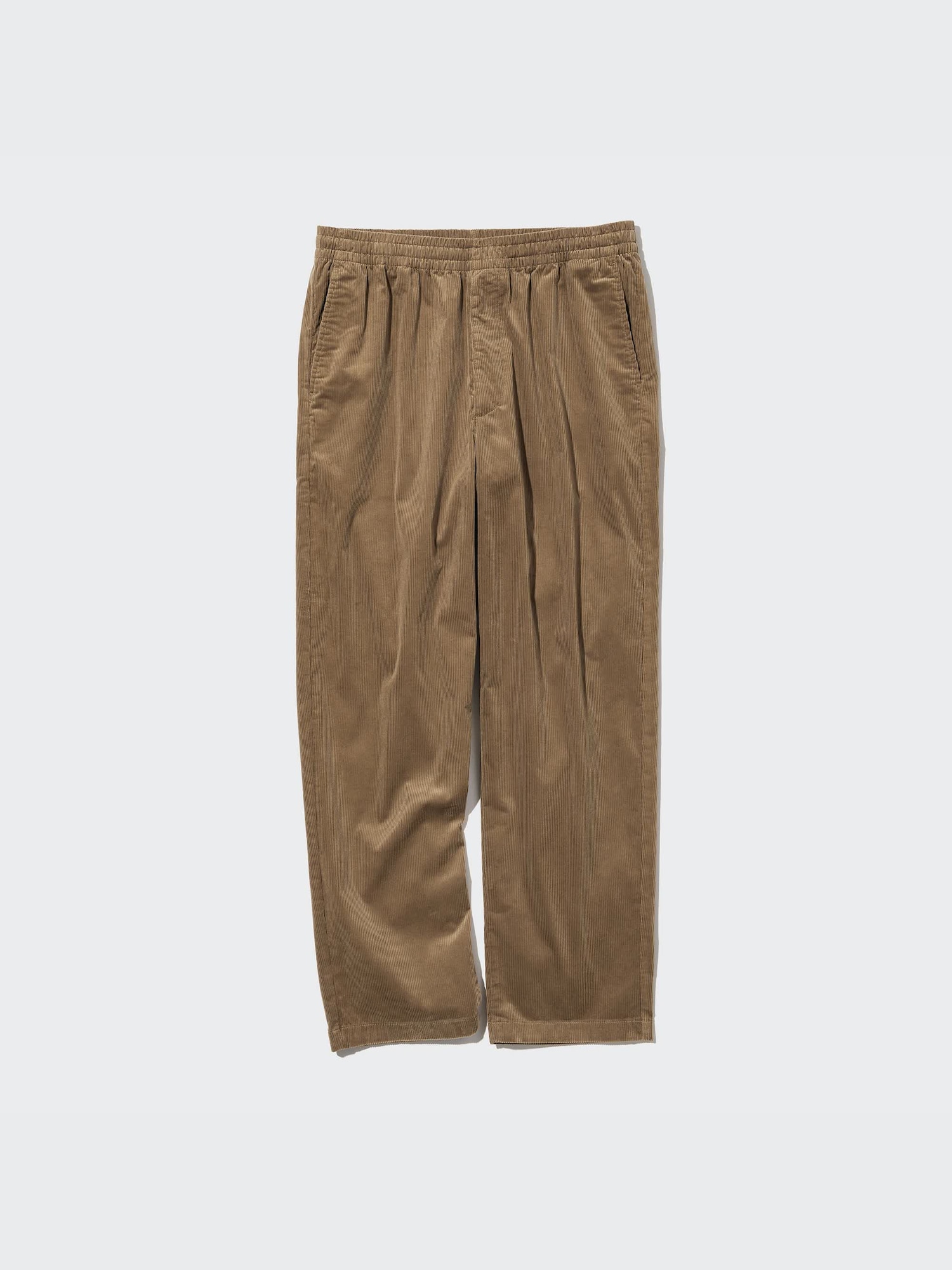 Men's Corduroy Easy Ankle Length Trousers | UNIQLO UK