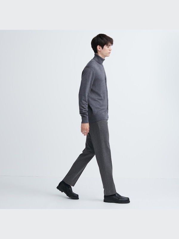 Smart Ankle Trousers (Check, Long)