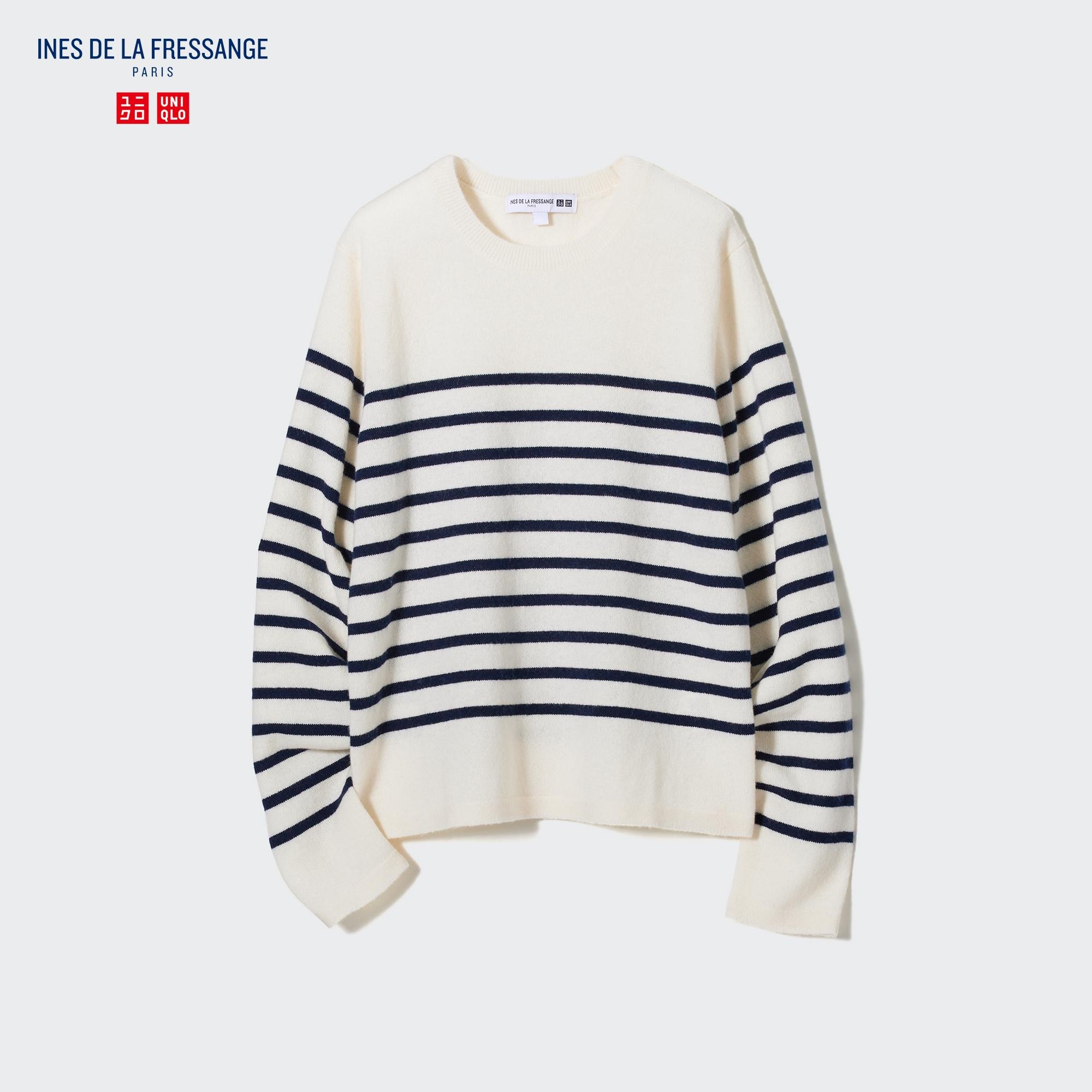 Striped cashmere sweater clearance womens