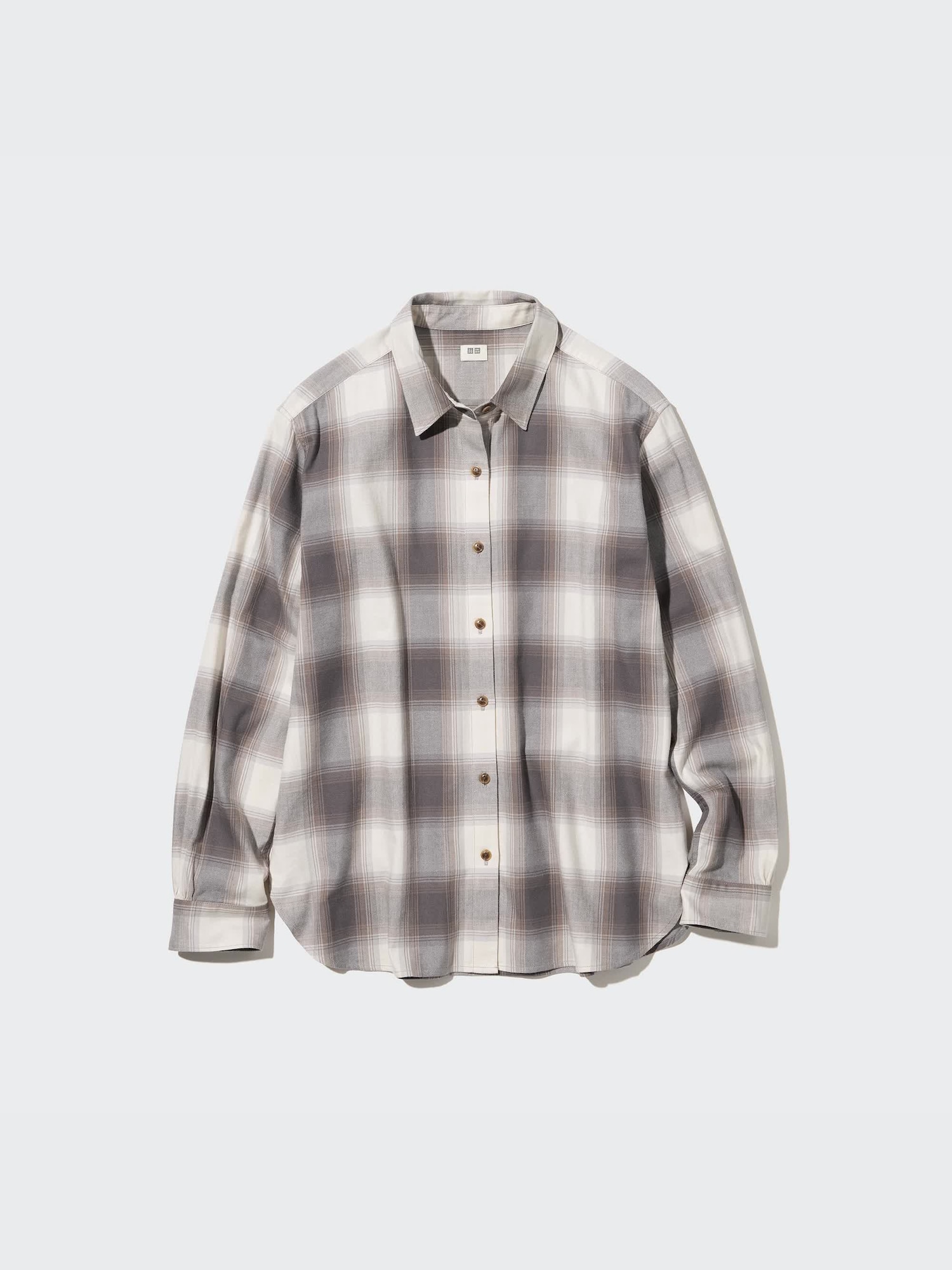 Soft Brushed Checked Long-Sleeve Shirt | UNIQLO US Soft Brushed Checked Long-Sleeve Shirt | UNIQLO US