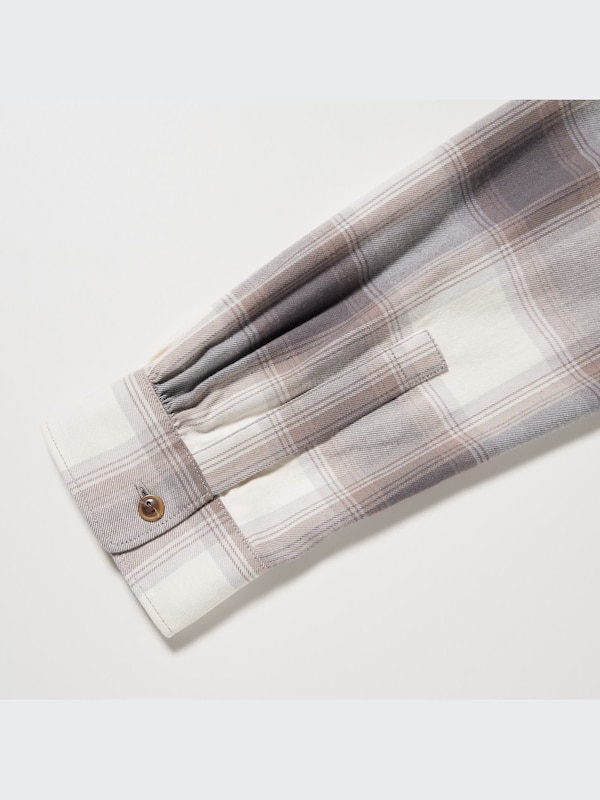 Soft Brushed Checked Long-Sleeve Shirt