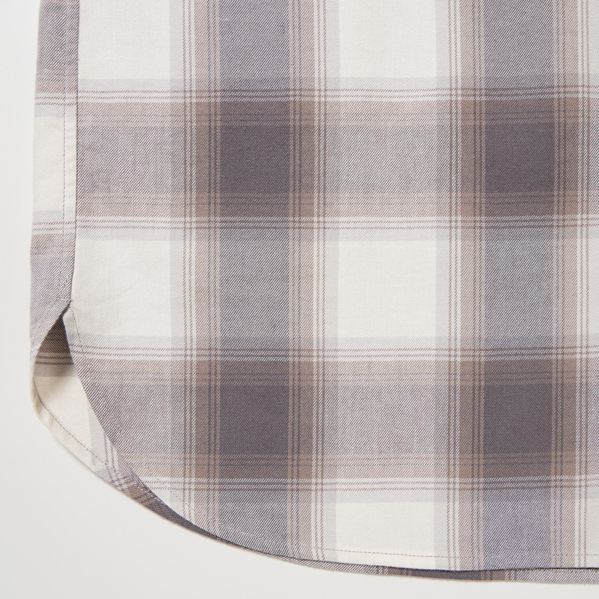 Soft Brushed Checked Long-Sleeve Shirt | UNIQLO US