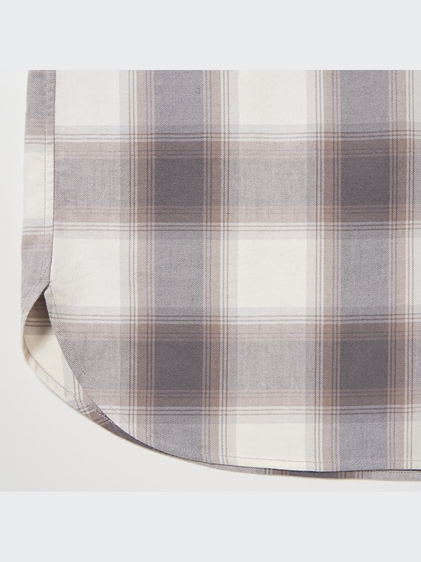 Soft Brushed Checked Long-Sleeve Shirt