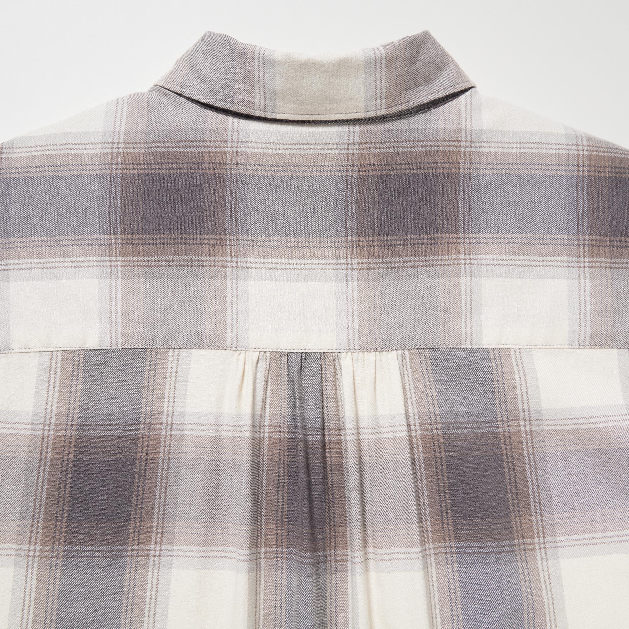 Soft Brushed Checked Long-Sleeve Shirt | UNIQLO US