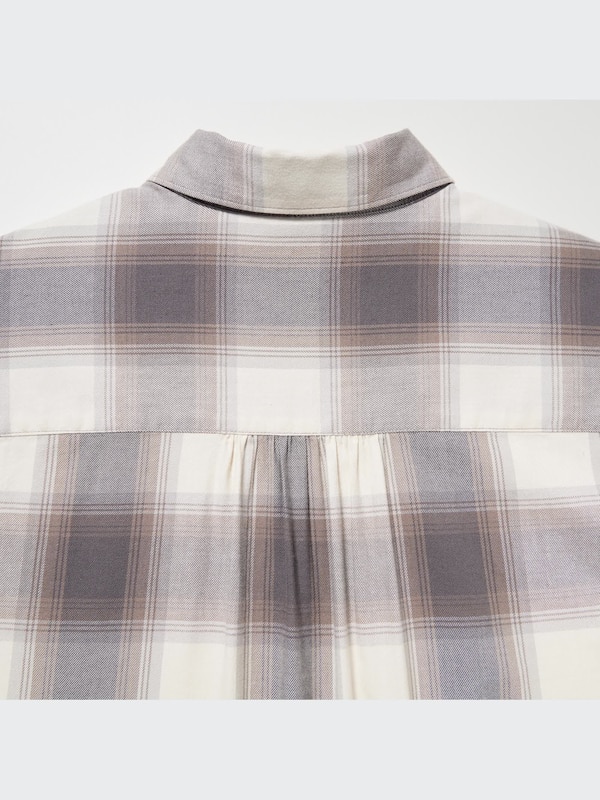 Soft Brushed Checked Long-Sleeve Shirt